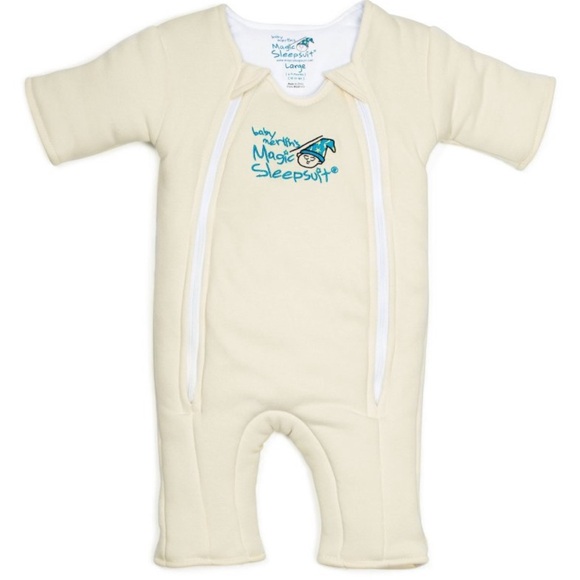 Baby Merlin’s magic sleep suit in cream - Picture 1 of 4